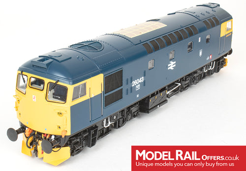 2647 Heljan Class 26/1 Diesel Locomotive 26 043 BR Blue