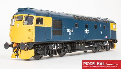 2647 Heljan Class 26/1 Diesel Locomotive 26 043 BR Blue