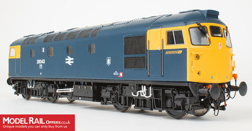 2647 Heljan Class 26/1 Diesel Locomotive 26 043 BR Blue