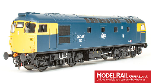 2647 Heljan Class 26/1 Diesel Locomotive 26 043 BR Blue