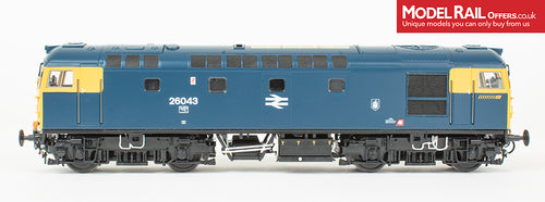 2647 Heljan Class 26/1 Diesel Locomotive 26 043 BR Blue