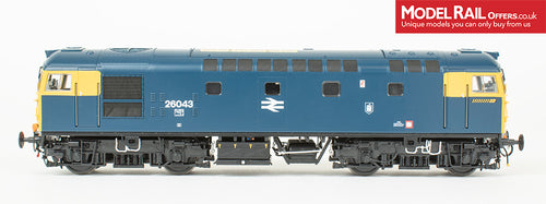 2647 Heljan Class 26/1 Diesel Locomotive 26 043 BR Blue