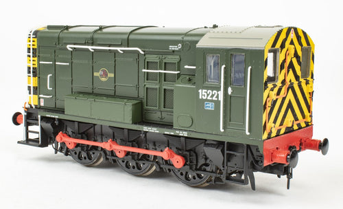 MR-522 Model Rail Class 12 number 15221 - BR Green wasp stripes