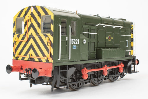 MR-522 Model Rail Class 12 number 15221 - BR Green wasp stripes
