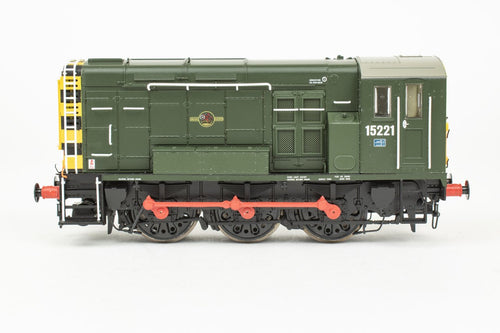 MR-522 Model Rail Class 12 number 15221 - BR Green wasp stripes