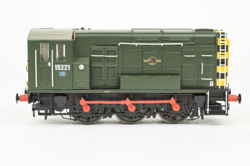 MR-522 Model Rail Class 12 number 15221 - BR Green wasp stripes