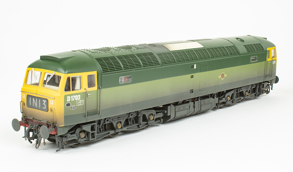 4823 Model Rail Class 48 Diesel D1703 BR Two-Tone Green SYP - W
