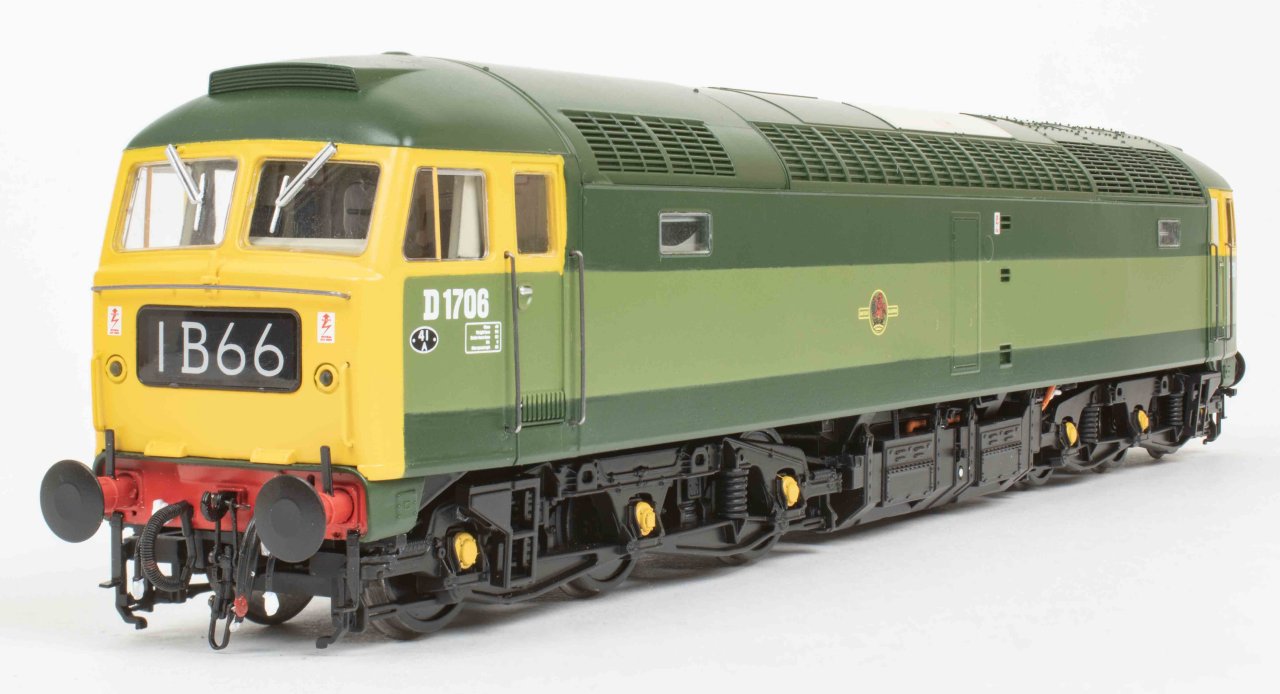 4822 Model Rail Class 48 Diesel D1706 BR Two-Tone Green FYE Image