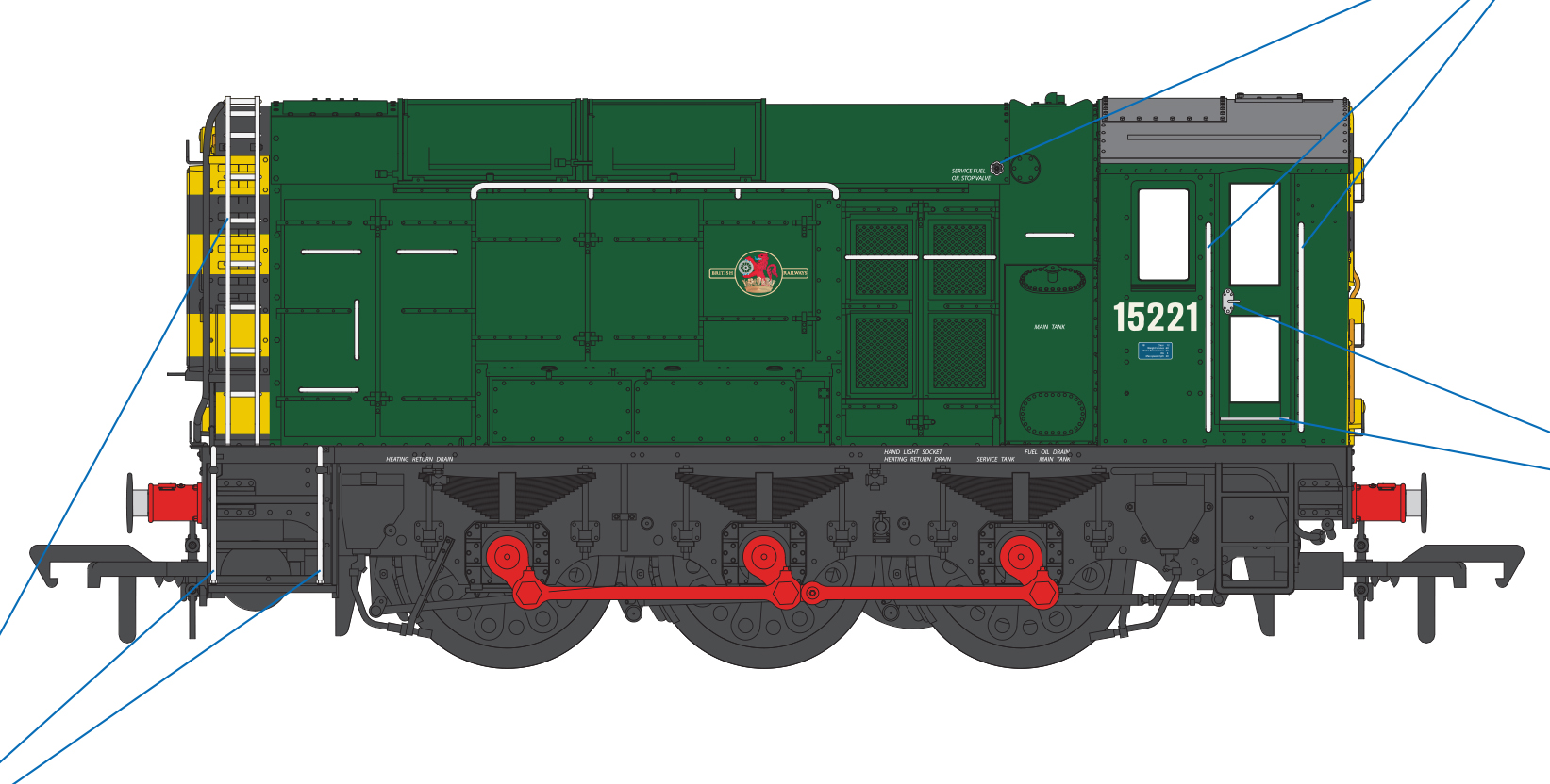MR-522 Model Rail Class 12 15221 Image