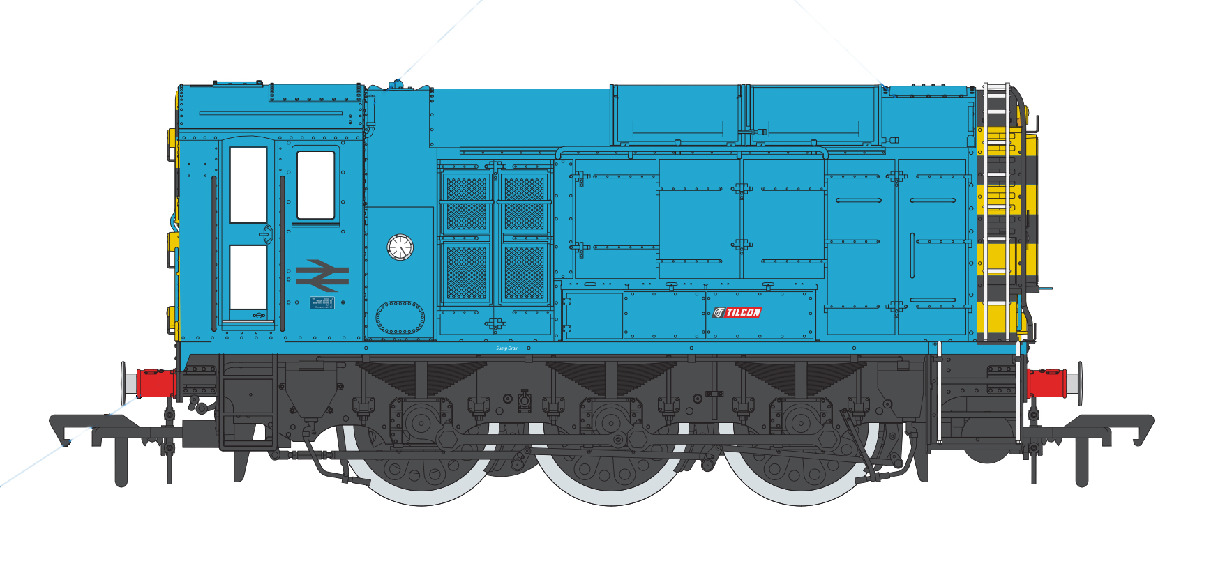 MR-524 Model Rail Class 12 Tilcon Blue Image